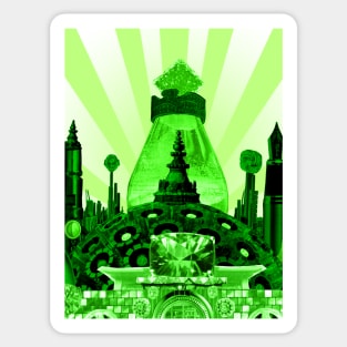 Behold, the Emerald City! Sticker